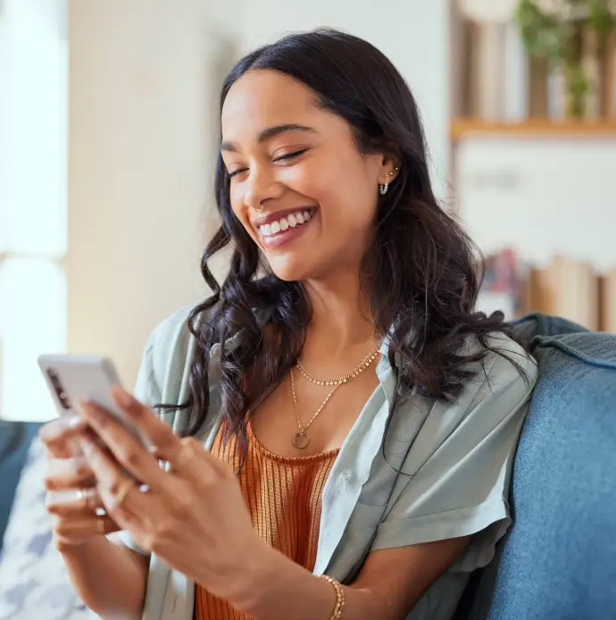 Woman speaking to a doctor on her phone